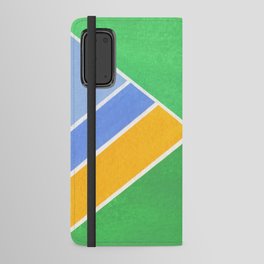 Green Geometry Android Wallet Case