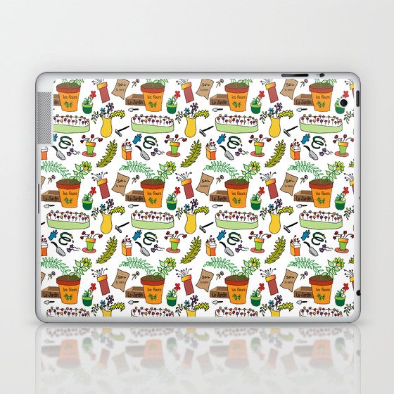 Le Jardin Colored Laptop & iPad Skin