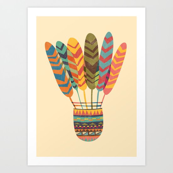 Rustic shuttlecock Art Print