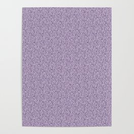 Purple Glitter Poster