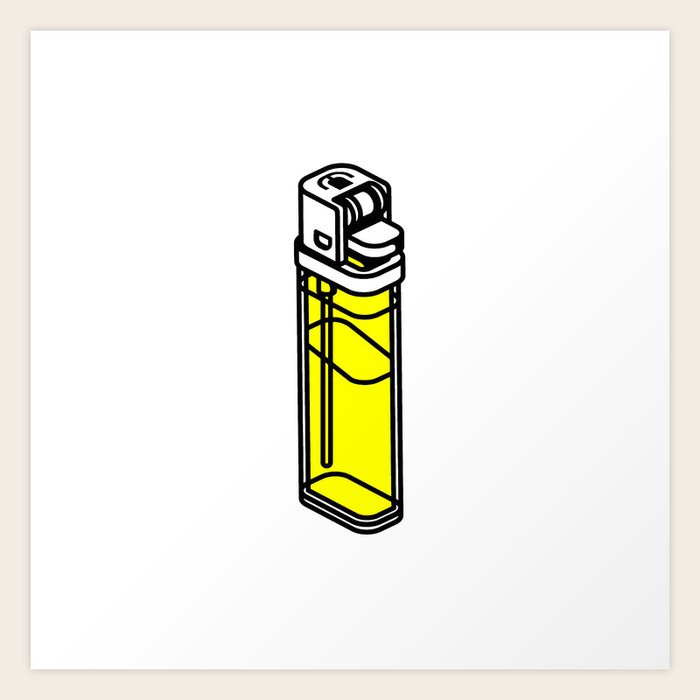 The Best Lighter Art Print