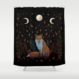 Autumn Fox Shower Curtain
