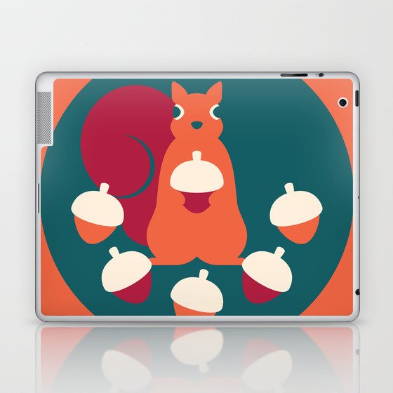 Nutty Squirrel Laptop & iPad Skin