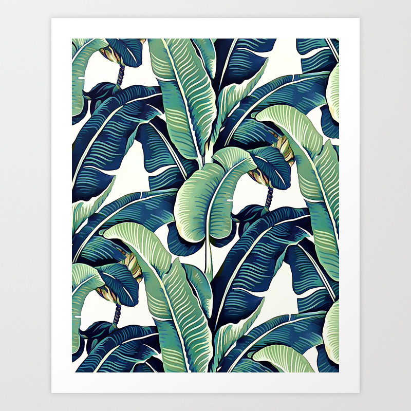 Banana Leaves Art Print By Catyarte Society6