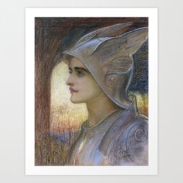 William Blake Richmond - St Joan Of Arc Art Print