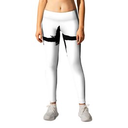 Black silhouette of a girl standing with the arms outstretched showing happiness Leggings | Armsoutstretched, Wind, Girlsilhouette, Female, Woman, Freedom, Openarms, Girlstanding, Womansilhouette, Dancing 
