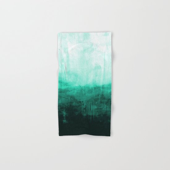 Paint 8 abstract minimal modern water ocean wave painting must have canvas affordable fine art Hand & Bath Towel