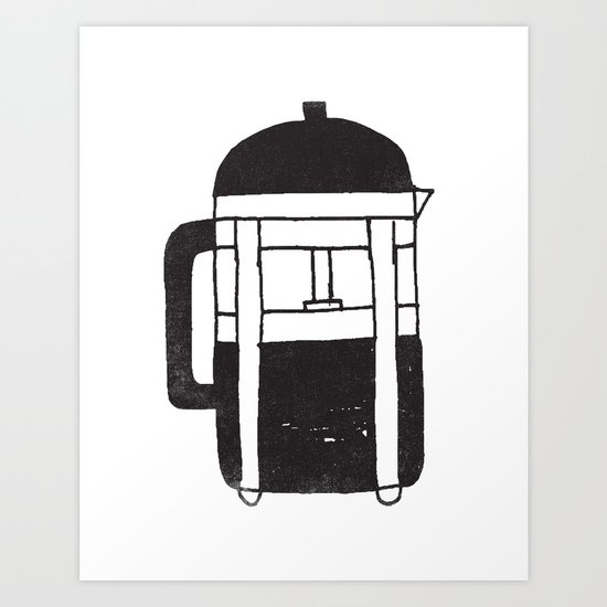 FRENCH PRESS Art Print