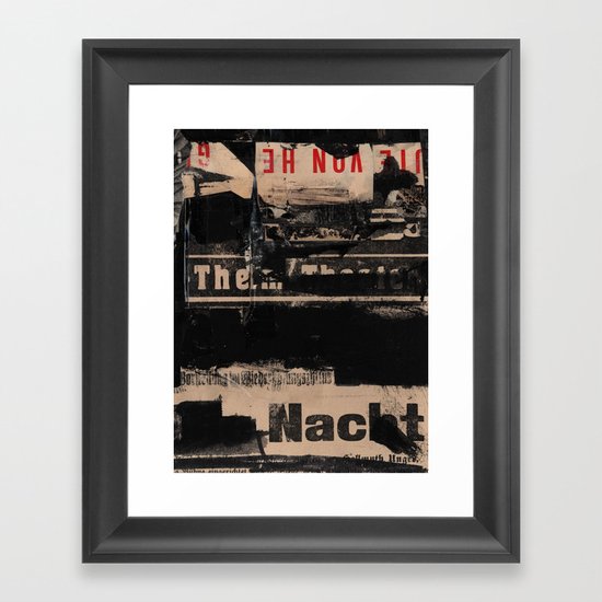 The Nacht Framed Art Print