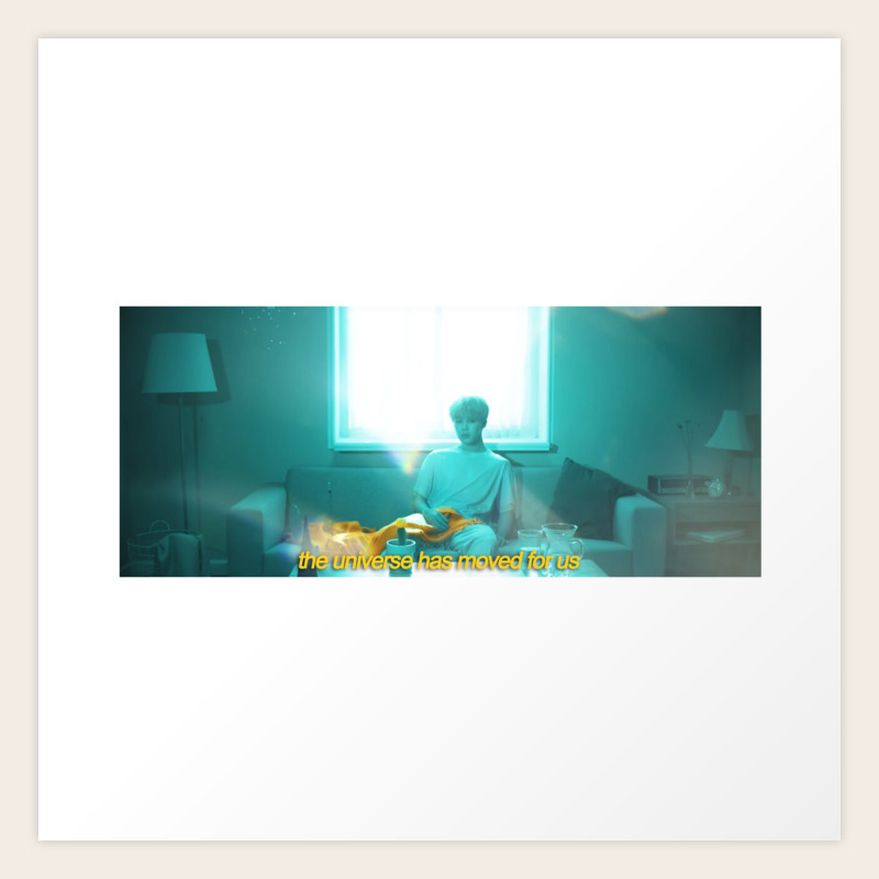 The Universe Has Moved For Us Bts Jimin Serendipity Art Print By