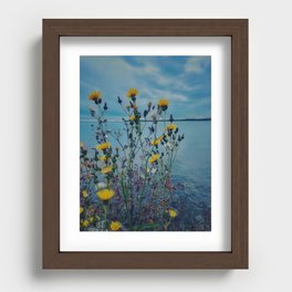 Autumn Flowers on the St. Lawrence Recessed Framed Print