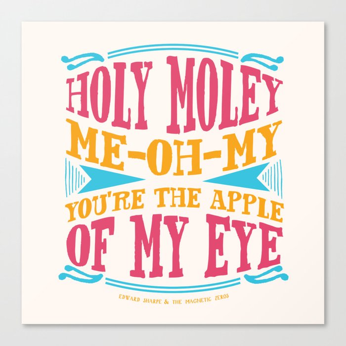 Home - You're The Apple of My Eye Canvas Print