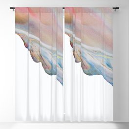 Pastel Drip Blackout Curtain