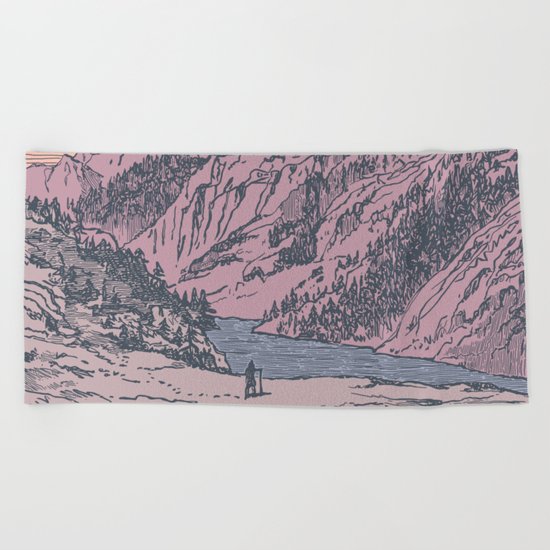 Adventure Is Calling Beach Towel