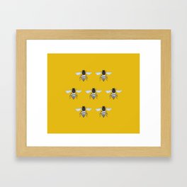 Bees Framed Art Print