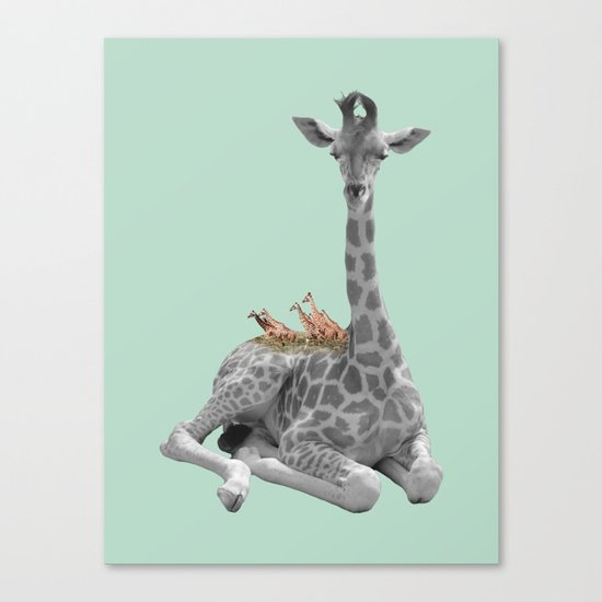 GIRAFFE (animals collection) Canvas Print