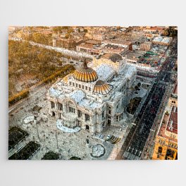 Mexico Photography - Historical Building In Mexico City Jigsaw Puzzle