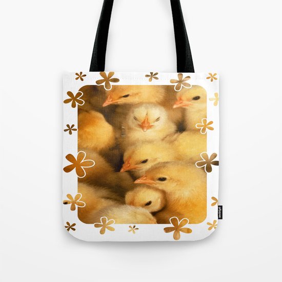 yellow fluffy bag