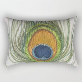Peacock Feather_Eyes of Argos Rectangular Pillow