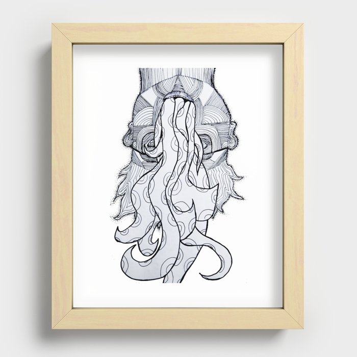 Taking Turns Recessed Framed Print