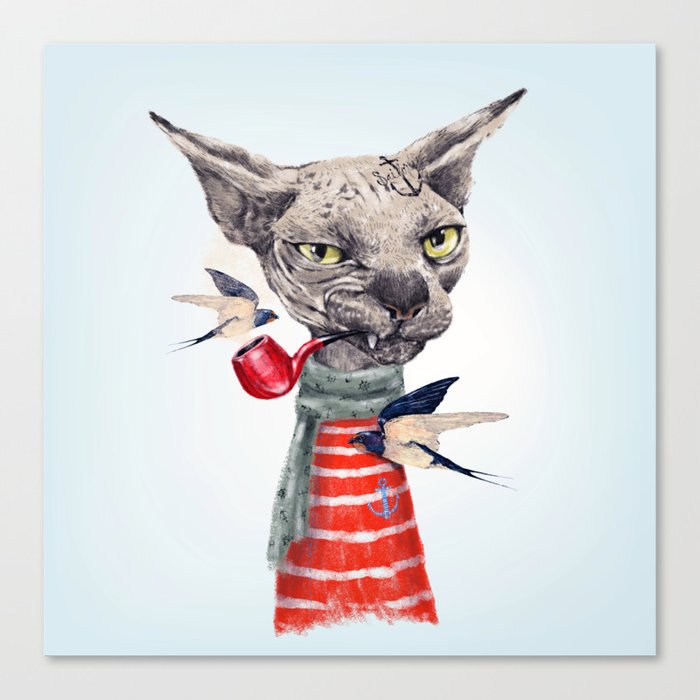 Sphynx cat Canvas Print