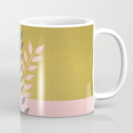 Simply Botanical Gold Grey Pink Mug