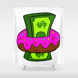 MONEY Shower Curtain