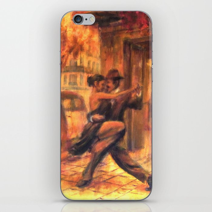 Couple Dancing Tango Painting Iphone Skin By Miquelcazanya Society6