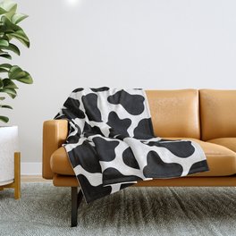 Cow Print Throw Blanket