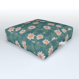 Water lilies Outdoor Floor Cushion