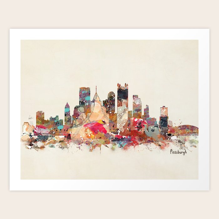 pittsburgh Art Print by bri.buckley Society6