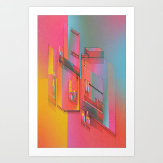 COLORFUX (everyday 11.18.15) Art Print