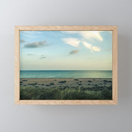 Beach Before Sunset Framed Mini Art Print