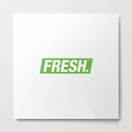 Fresh Boxed Logo Metal Print