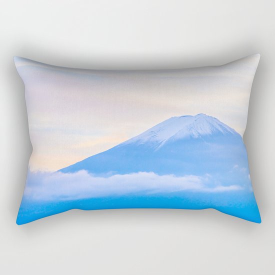 pastel mountain #sky Rectangular Pillow