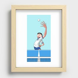 Ping Pong the animation fan art Recessed Framed Print