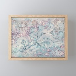 Kitsune Framed Mini Art Print