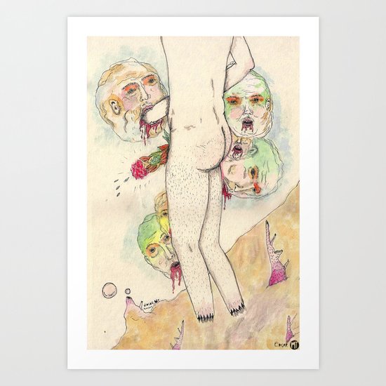 AUTOEXCLUSIÓN Art Print