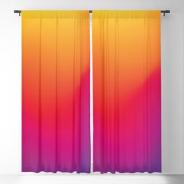 Gradient Blackout Curtain | Cute, Tumblr, Aesthetic, Ombre, Blue, Sticker, Graphicdesign, Gradient, Cool, Orange 