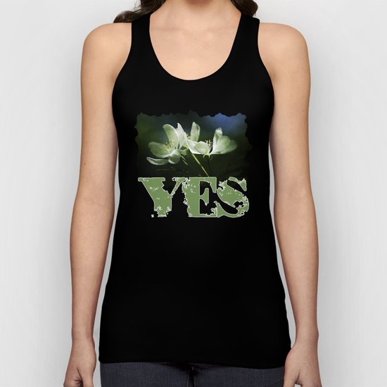 Apple Blossom - Two Flowers Unisex Tank Top
