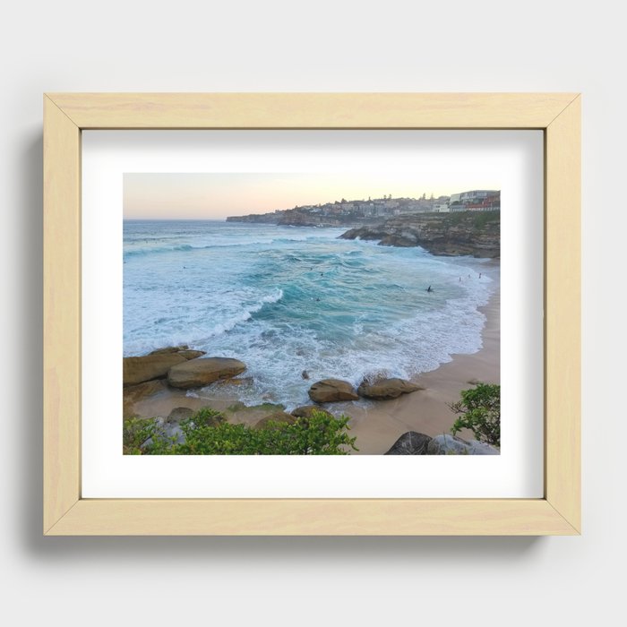 Catch the Wave Recessed Framed Print