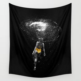Black Water Wall Tapestry