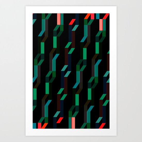 Serpentinas Art Print