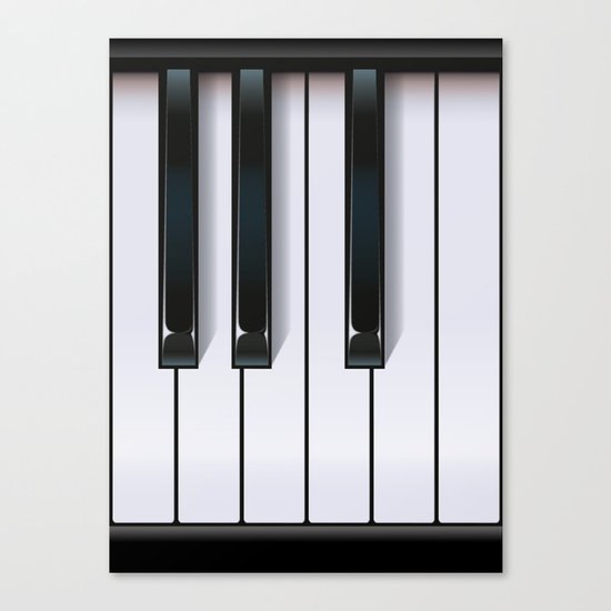 Piano Canvas Print