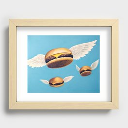 Burger Heaven Recessed Framed Print