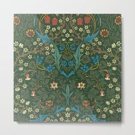 William Morris "Blackthorn" 1. Metal Print | Drawing, Morris, Englishart, Blackthorn, Pattern, Williammorrisart, Artsandcrafts, Victorian, Green, Arts Crafts 
