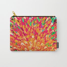 NEON SPLASH - WOW Intense Dash of Cheerful Color, Bold Water Waves Nature Lovers Modern Abstract  Carry-All Pouch
