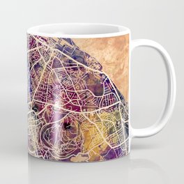 Edinburgh City Scotland Street Map Coffee Mug