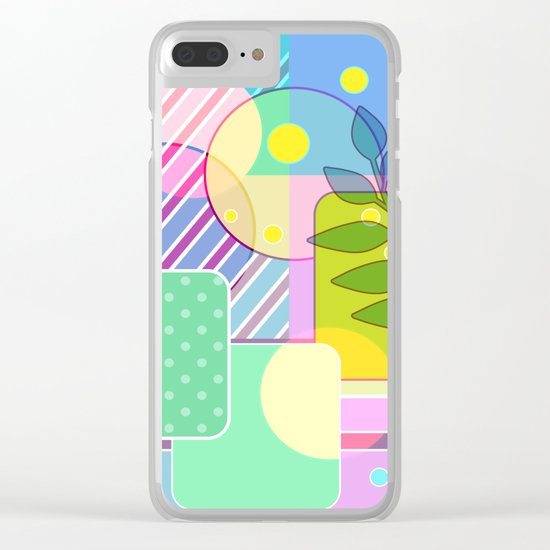 An abstract painting . Good morning! Clear iPhone Case