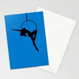 Lyra Aerialist Silhouette Stationery Cards